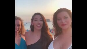 порно видео Clea Gaultier having a quickie after a party in Ibiza