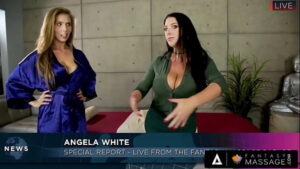 порно видео FANTASY MASSAGE — Angela White Makes A Secret Sex Tape With Lena Paul To Expose The Massage Parlor