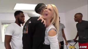 порно видео Interracial Group Sex With Anal Slut Sarah Vandella