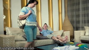 порно видео LustyGrandmas I Banged Hard My Mature Hot Maid With Facial