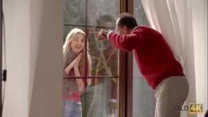 порно видео OLD4K. Beautiful gal rewards caring old stranger with awesome sex
